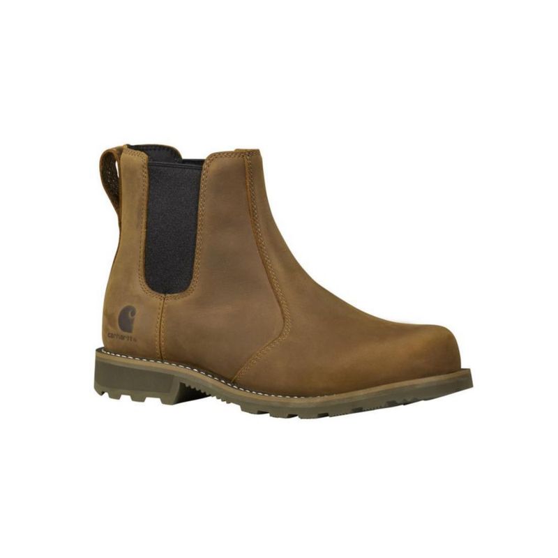 Botines Carhartt Frontier café mujer puntera acero US9.5 / MX26.5