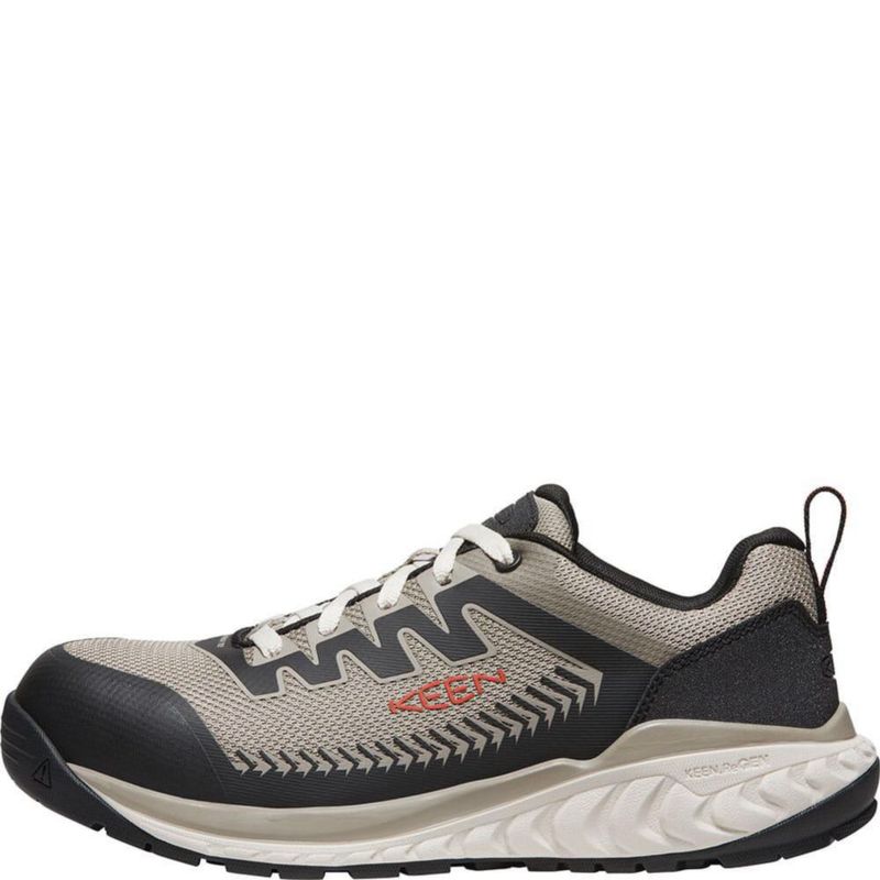 Tenis de trabajo KEEN Arvada 1027655 topo negro hombre US8.5 / MX26.5