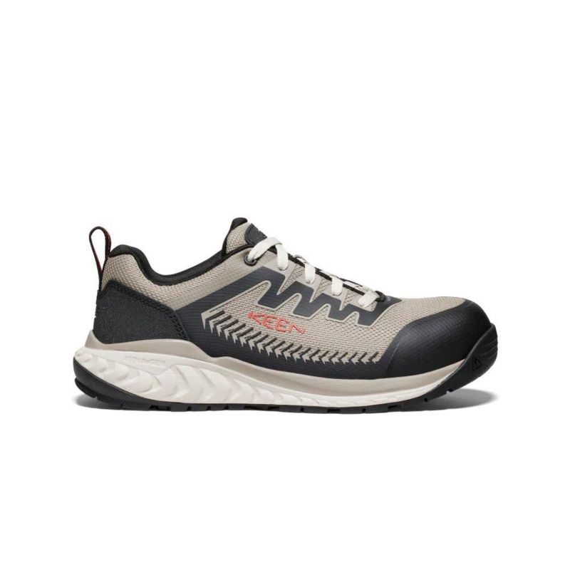 Tenis de trabajo KEEN Arvada 1027655 topo negro hombre US8.5 / MX26.5