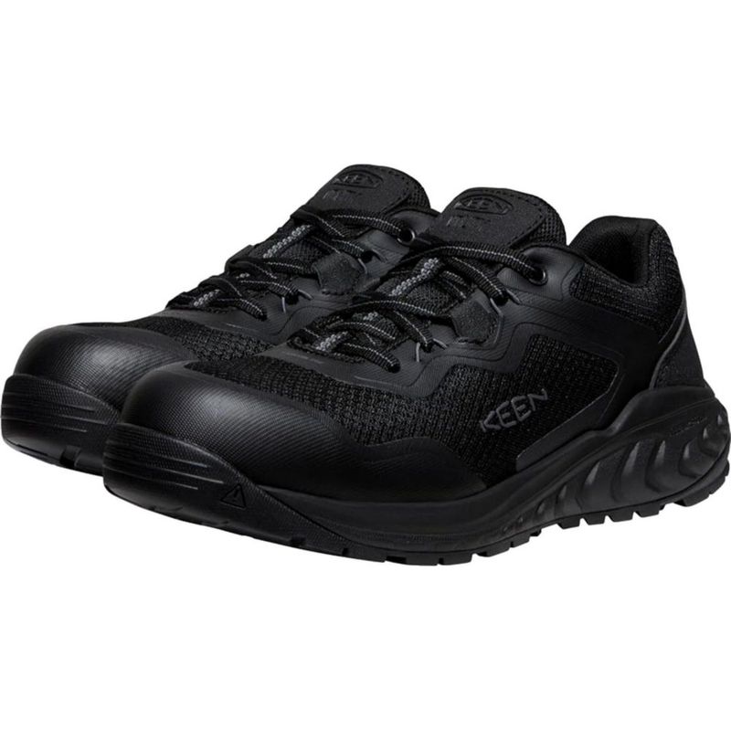 Tenis de seguridad KEEN Tempe negros mujer US8 / MX25