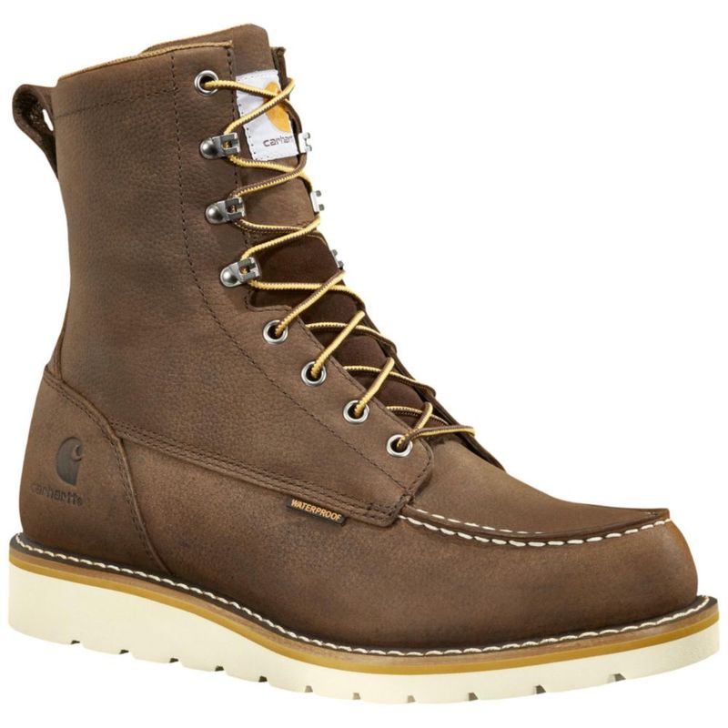 Botas Carhartt Moc Wedge 8 impermeables café hombre US15 / MX33 Wide