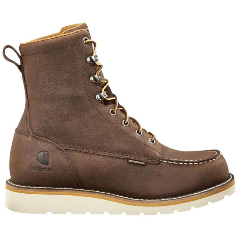 Botas Carhartt Moc Wedge 8 impermeables café hombre US15 / MX33 Wide