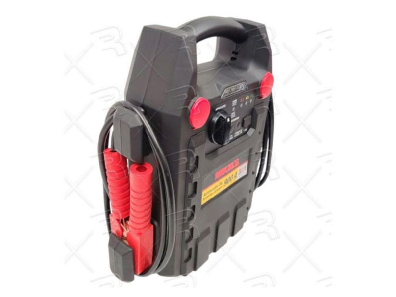 Arrancador de Batería Mikel's Jumper 900A 3 en 1 con Compresor y Luz de Emergencia