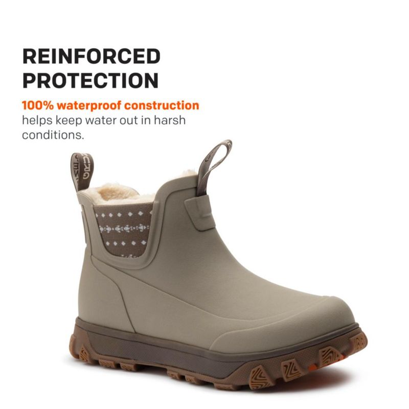 Bota Grundéns Deviation Sherpa de Tobillo - Talla 11 - Color Silt