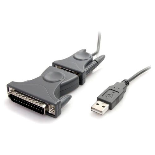 StarTech Adaptador USB a Serial Serie DB9 DB25 RS232