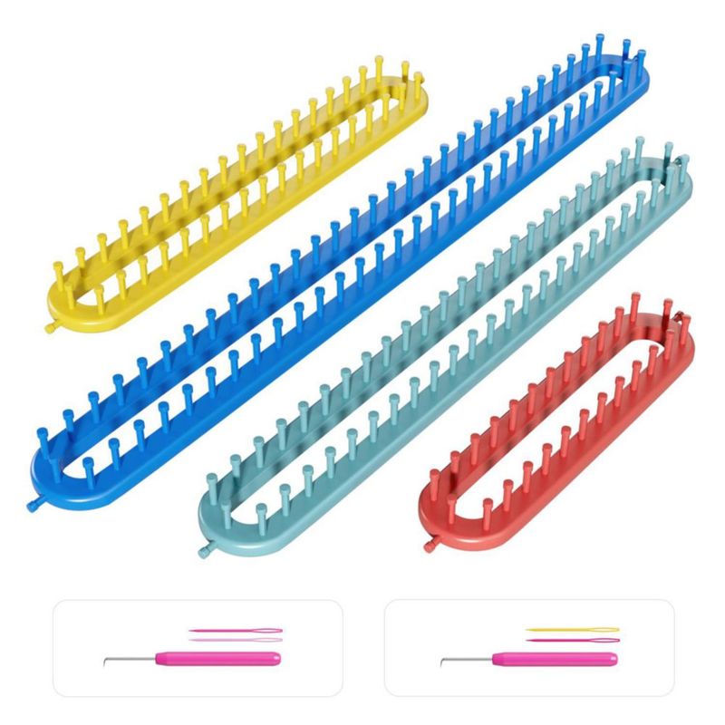 Kit de Telar de Punto cureder - 4 Telas (25‑56 cm)