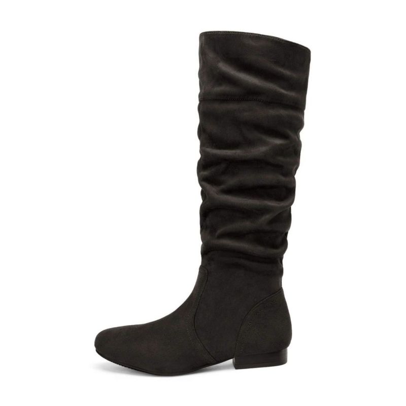 Botas DREAM PAIRS BLVD hasta la rodilla para mujer talla 7.5 color negro