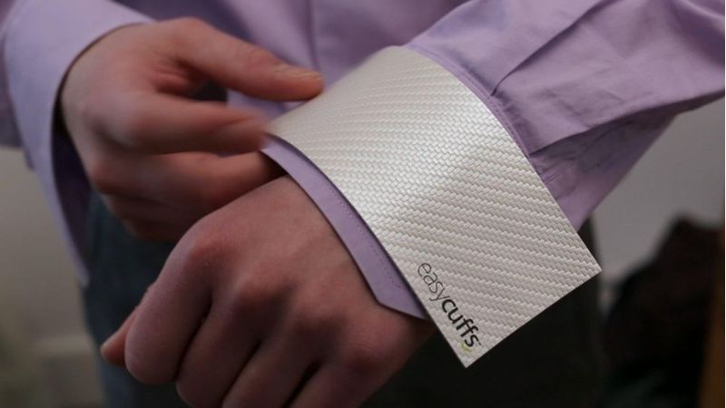 Juego de 4 puños para mangas easycuffs blanco/gris