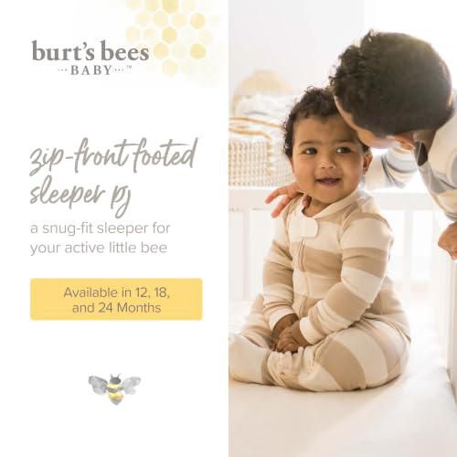 Conjunto de una pieza Burt's Bees Baby de algodón orgánico