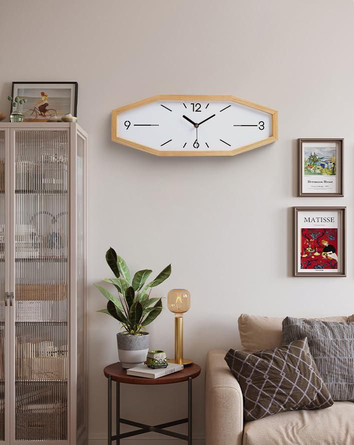 Reloj de Pared DaguyS 46 cm Retro Cuadrado de Madera