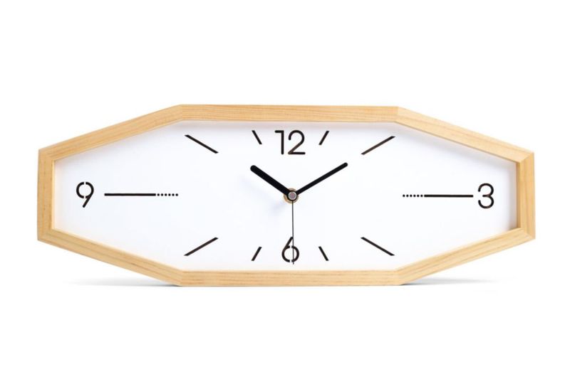 Reloj de Pared DaguyS 46 cm Retro Cuadrado de Madera