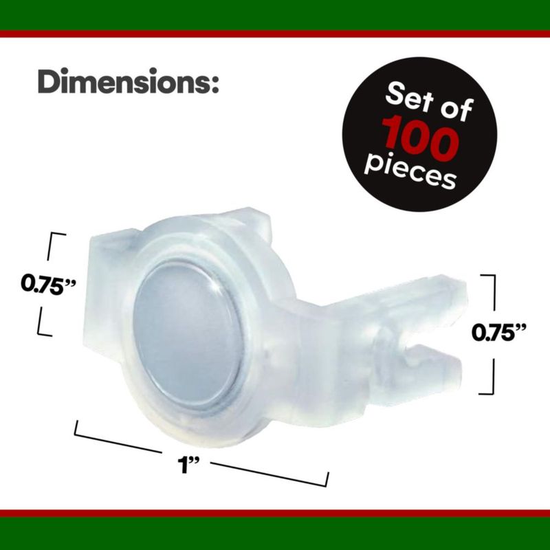 Clips magnéticos para luces exteriores – Pack de 100 – Signs Authority