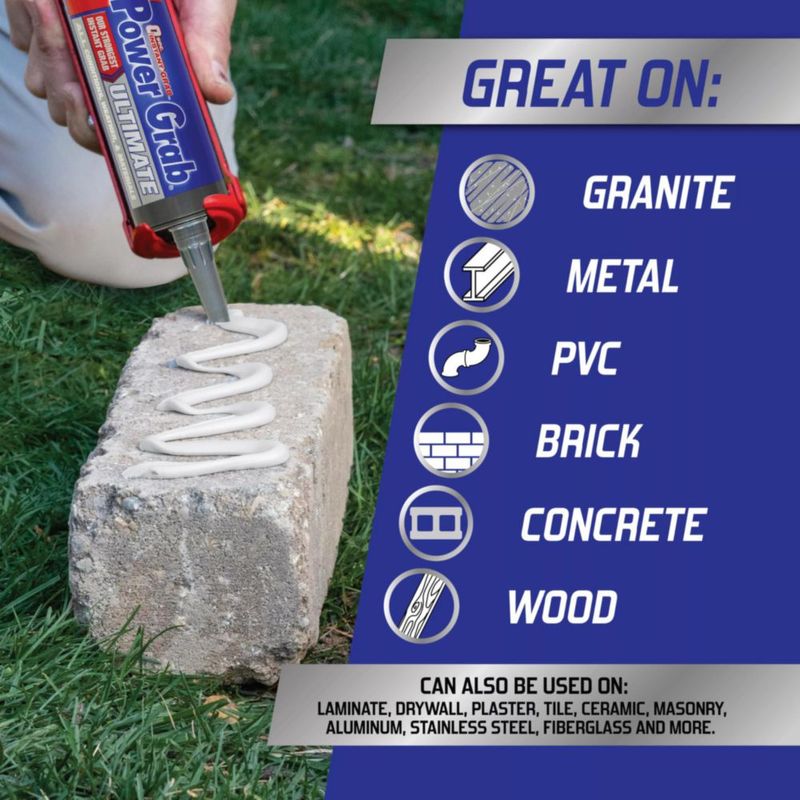 Cartucho adhesivo Loctite Power Grab Ultimate de 266 ml