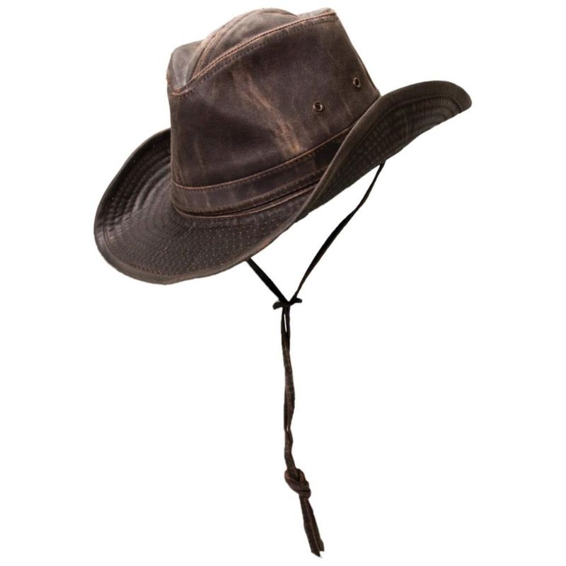 Sombrero de Banda Dorfman Pacific Talla Mediana Marrón
