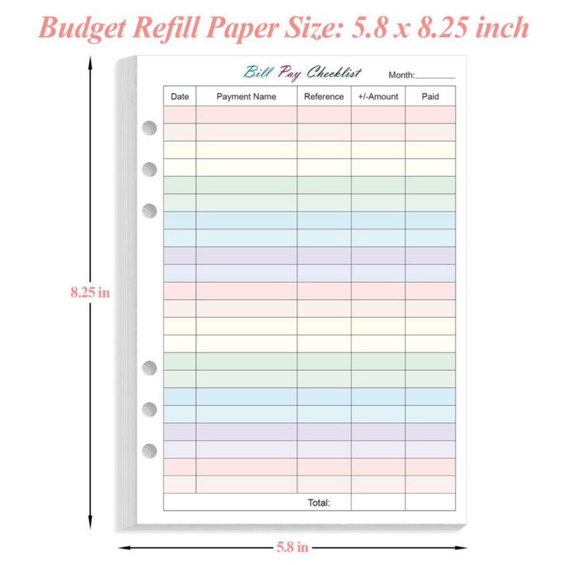 Planificador Yaridar A5 Recarga 50 Hojas 100 gsm Blanco