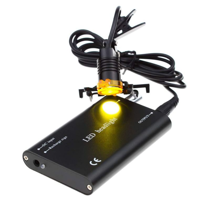 Lámpara LED frontal Aries Outlets 3W negra 110V/240V con filtro