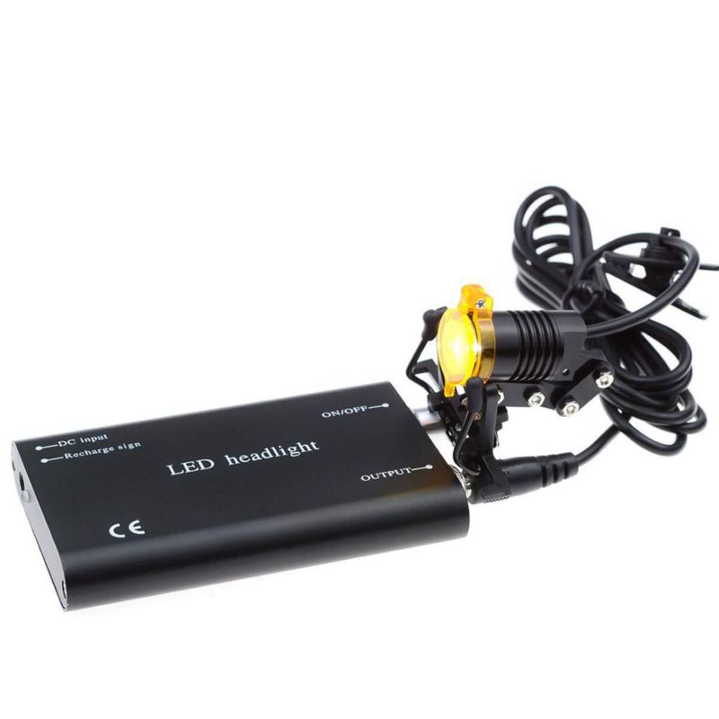 Lámpara LED frontal Aries Outlets 3W negra 110V/240V con filtro