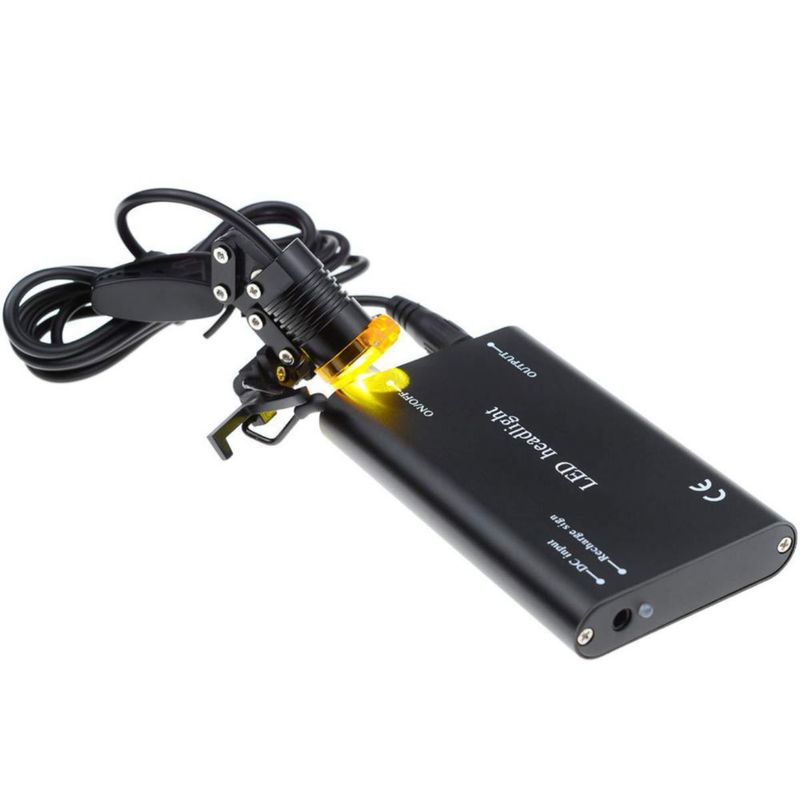 Lámpara LED frontal Aries Outlets 3W negra 110V/240V con filtro