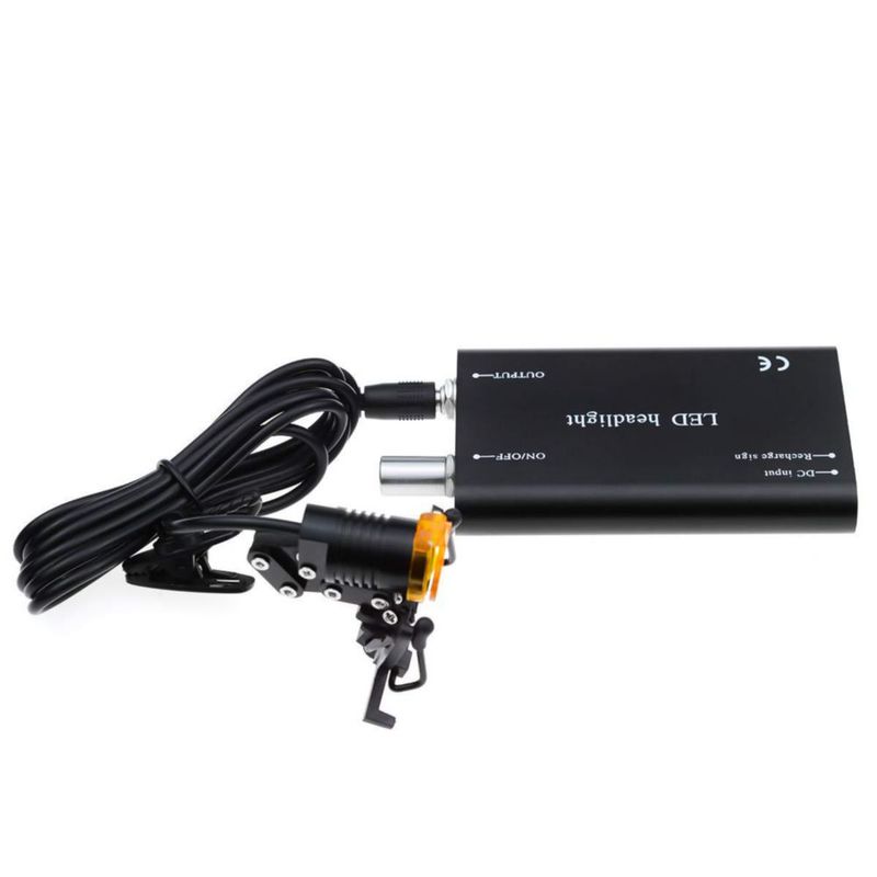 Lámpara LED frontal Aries Outlets 3W negra 110V/240V con filtro