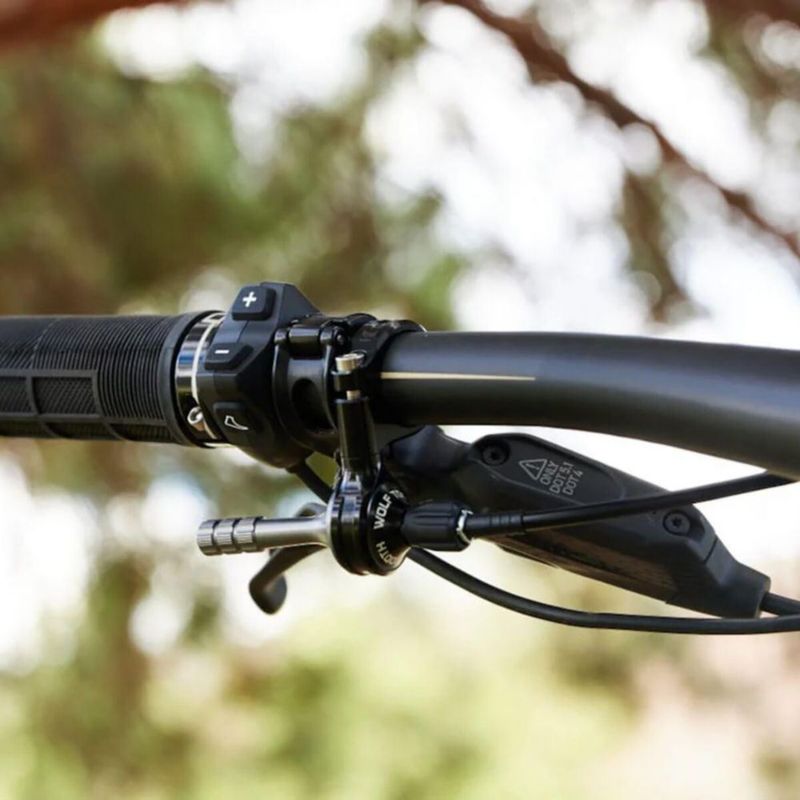 Abrazadera de manillar plateada Remote 360 de Wolf Tooth