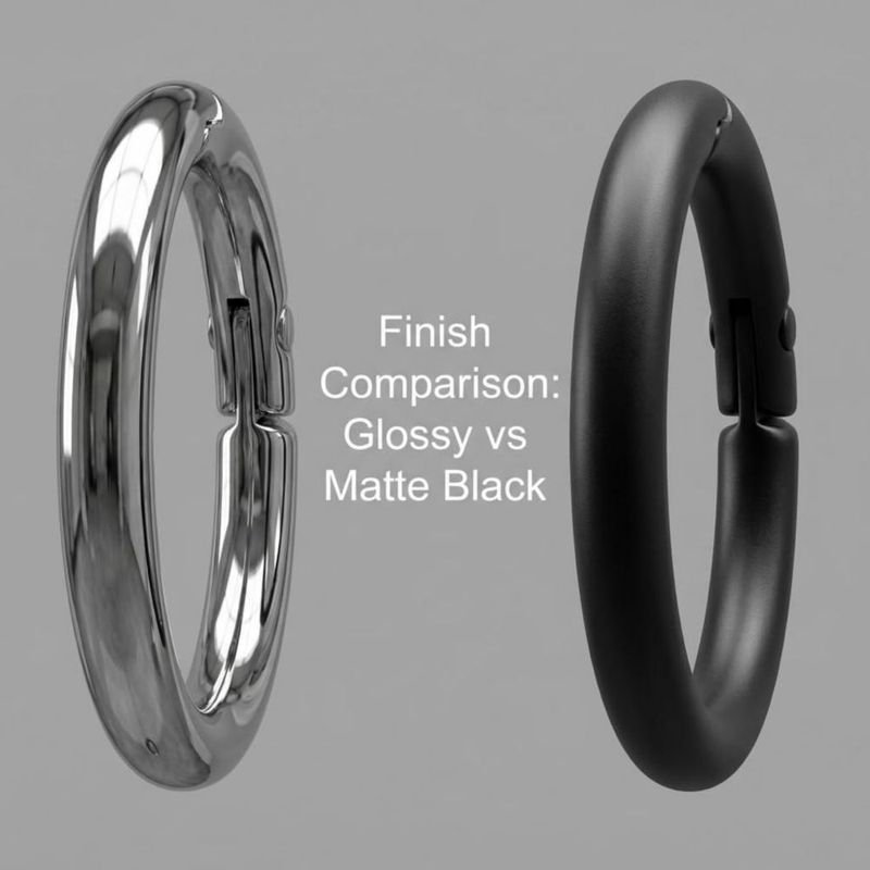 Anillos O QWORK 26 cm Acero Negro 100 uds