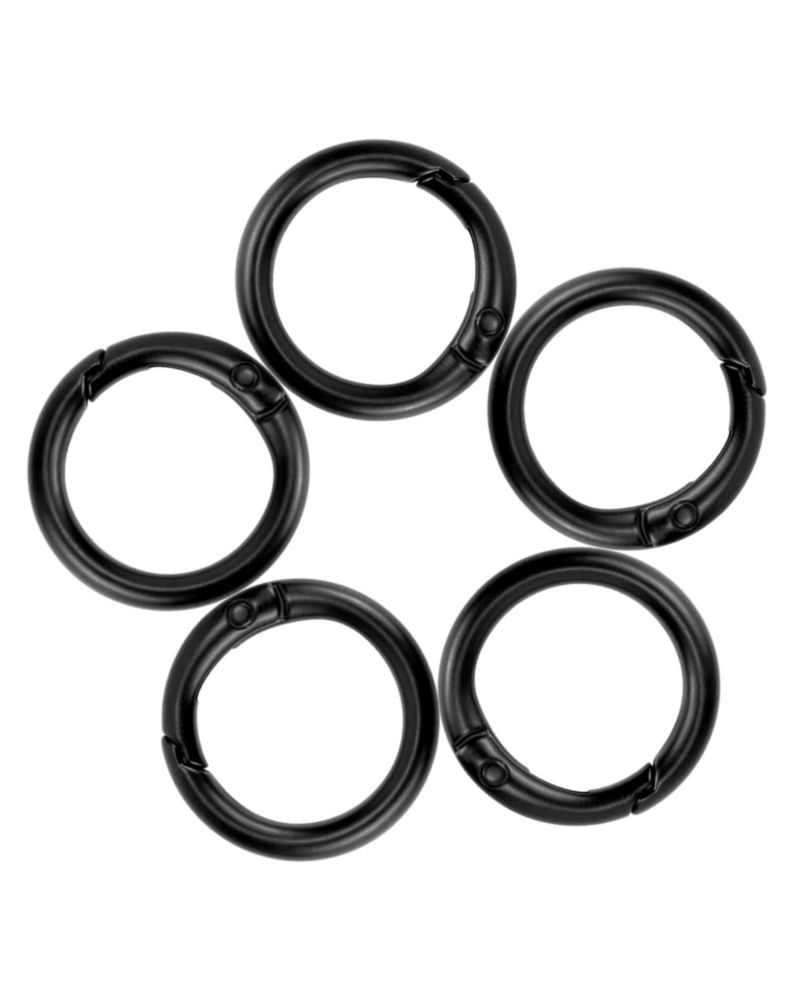 Anillos O QWORK 26 cm Acero Negro 100 uds