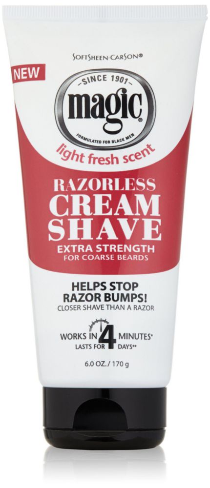 Crema de afeitar sin rastrillo SoftSheen-Carson Magic 180 mL para hombres