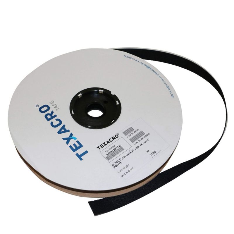 Cinta de gancho y bucle VELCRO Brand 25 m 25 cm negro PSA