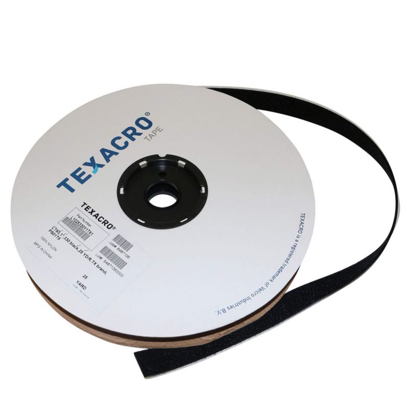 Cinta de gancho y bucle VELCRO Brand 25 m 25 cm negro PSA