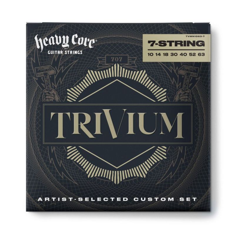 Cuerdas de guitarra Jim Dunlop 10-63 7 cuerdas Trivium