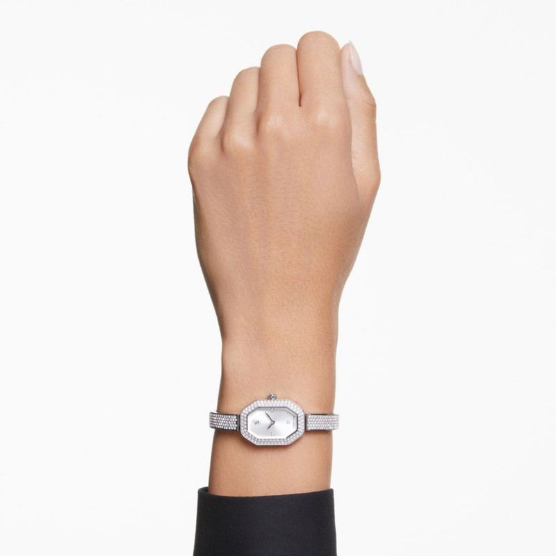 RELOJ Swarovski Dextera Acabado Plateado de Acero Inoxidable