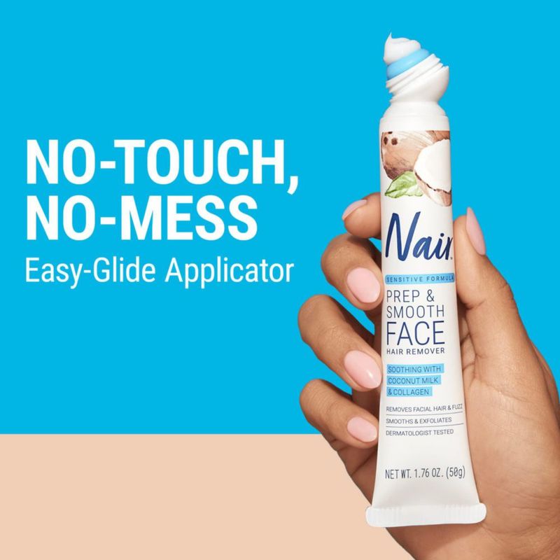 Crema depilatoria facial exfoliante de uñas con colágeno para mujeres