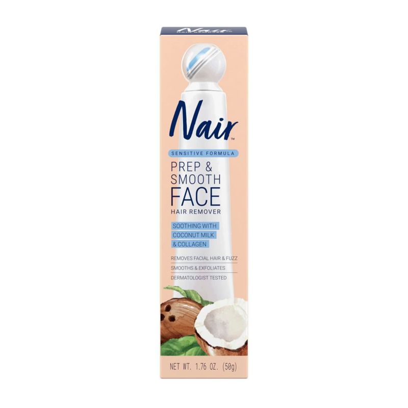 Crema depilatoria facial exfoliante de uñas con colágeno para mujeres