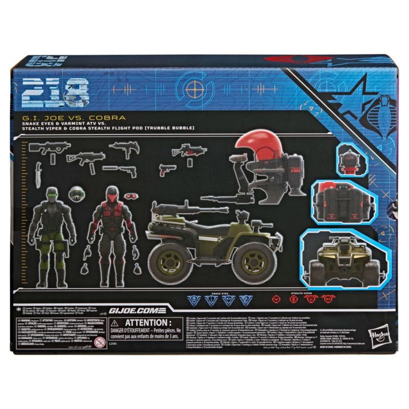 Set de figuras de acción G.I. Joe Classified Series de 6 pulgadas