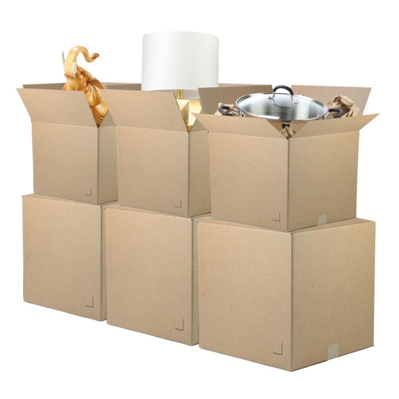 Cajas de mudanza The Boxery – Pack de 25 (38 × 25 × 25 cm)
