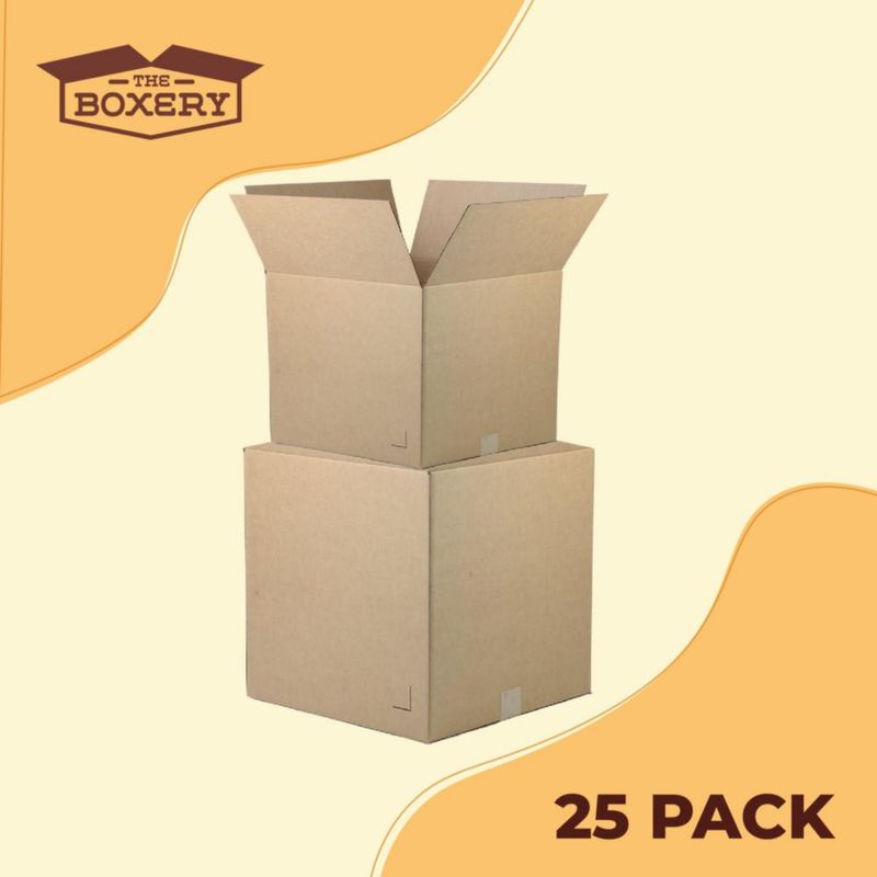 Cajas de mudanza The Boxery – Pack de 25 (38 × 25 × 25 cm)