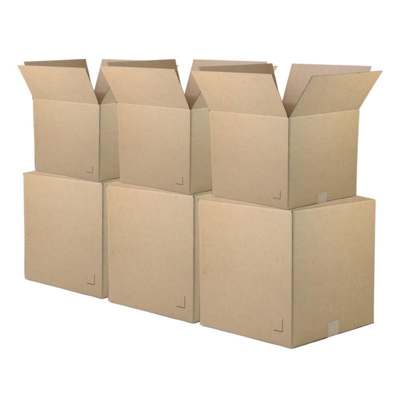Cajas de mudanza The Boxery – Pack de 25 (38 × 25 × 25 cm)