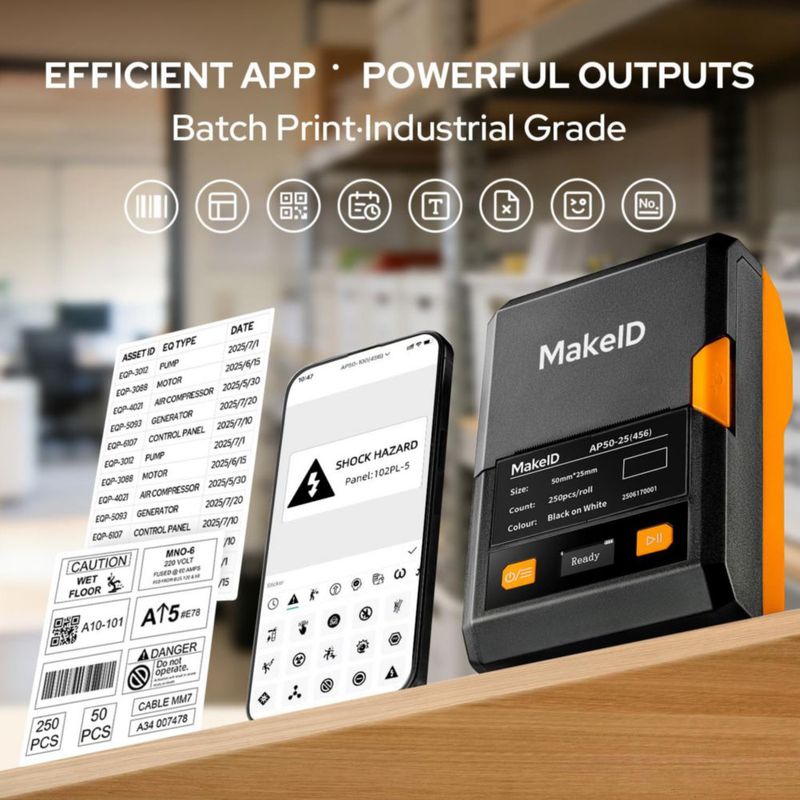 Etiquetadora Makeid 2 pulgadas Bluetooth térmica
