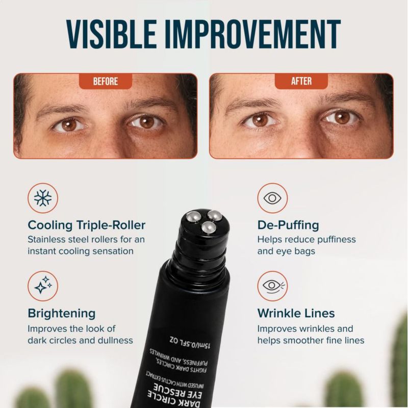 Barra de masaje para ojos Cardon 15 ml con péptidos