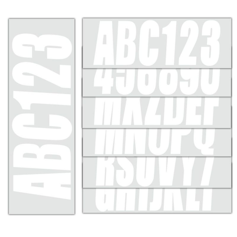 Kit de 144 calcomanías adhesivas QUICKMARINE de 76 cm