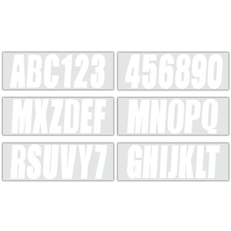 Kit de 144 calcomanías adhesivas QUICKMARINE de 76 cm