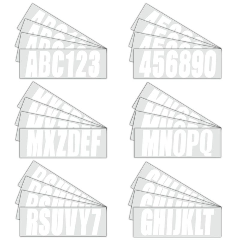 Kit de 144 calcomanías adhesivas QUICKMARINE de 76 cm
