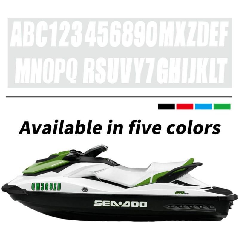 Kit de 144 calcomanías adhesivas QUICKMARINE de 76 cm