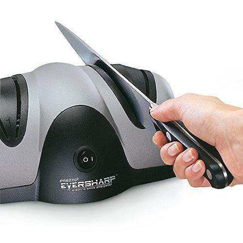 Afilador de cuchillos eléctrico Presto EverSharp sistema de 2 etapas