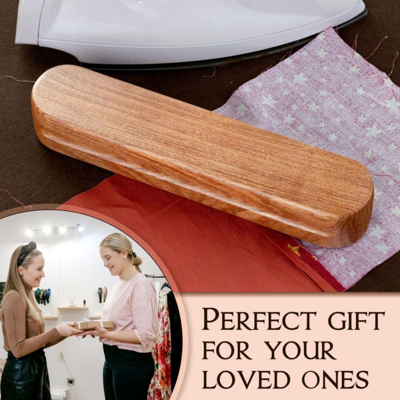 Golpeador de madera SAVINA 24 cm para quilting y planchado