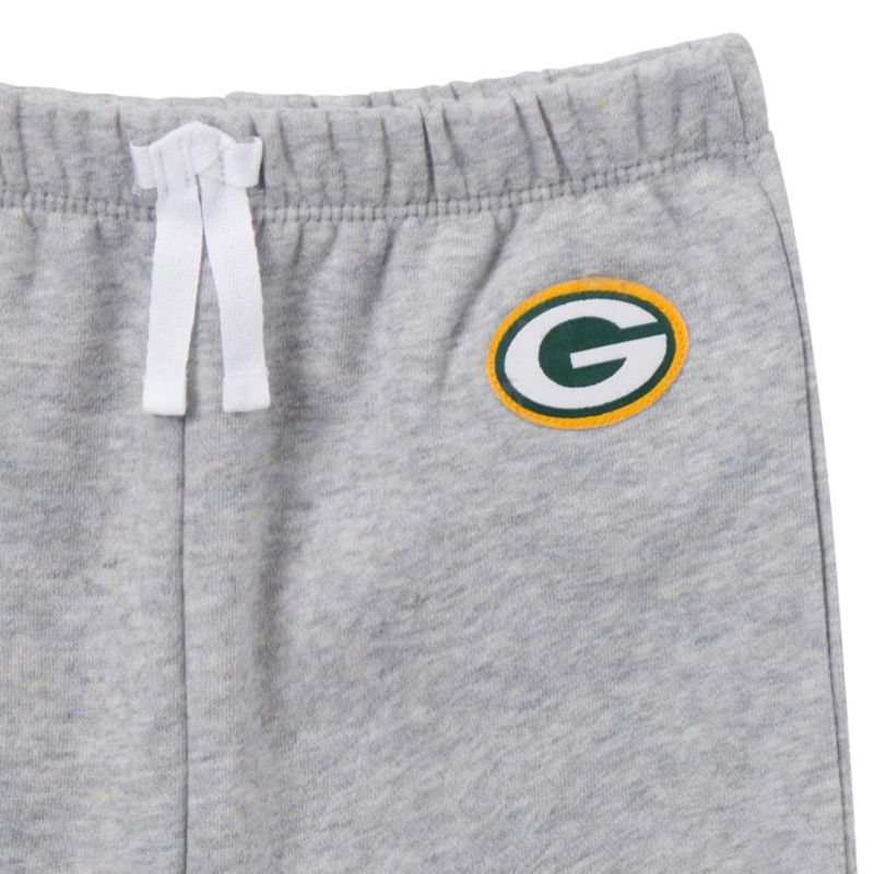 Conjunto Gerber Packers 3T para bebé – Camiseta de manga larga y pantalón de chándal