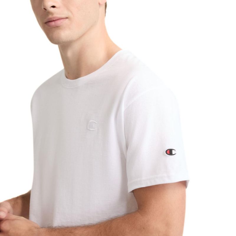 Camiseta Champion 3XL Alto Algodón Blanco