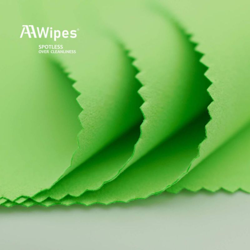 Paño de microfibra para guitarra AAwipes verde 30 cm pack de 3