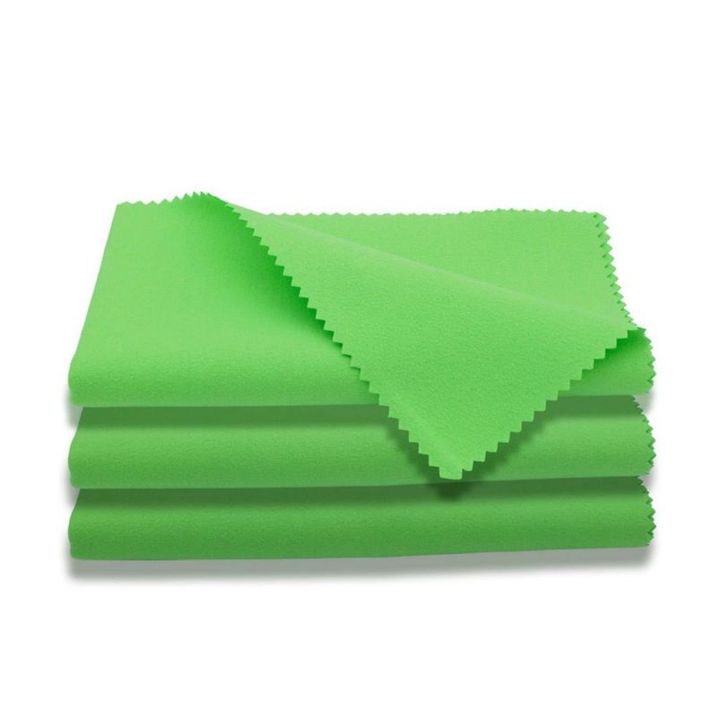 Paño de microfibra para guitarra AAwipes verde 30 cm pack de 3
