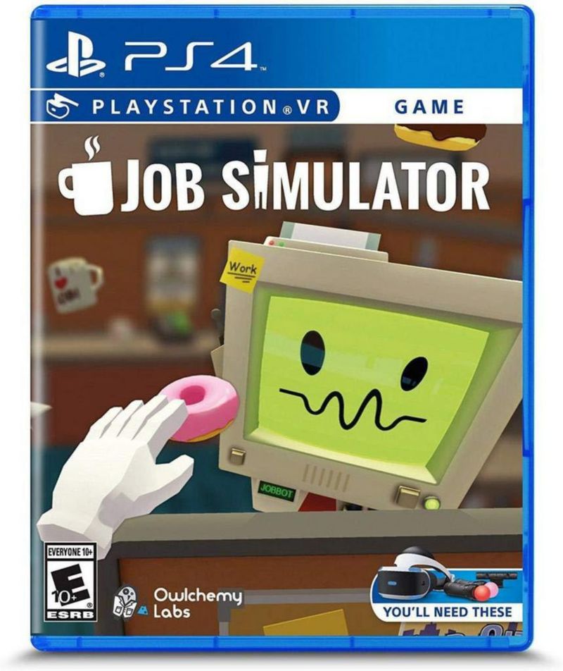 Juego de realidad virtual PlayStation Job Simulator reacondicionado